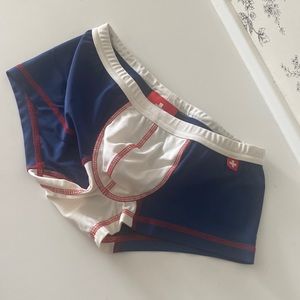 Andrew Christian square cut swim suit